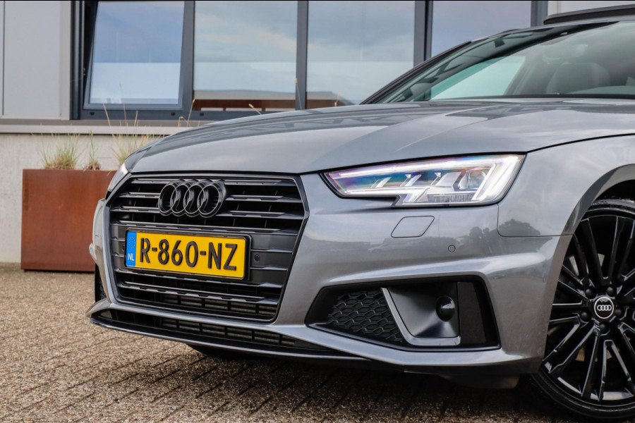 Audi A4 Avant 40 2.0TFSI S line Black Edition Facelift 190pk S-Tronic 2e|DLR|Panoramadak|Virtual Cockpit|Leder|LED Matrix|Black|19