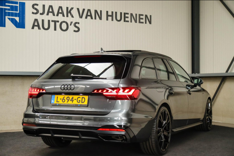 Audi A4 Avant 40 2.0 TFSI S line Black Edition Facelift 190pk S-Tronic! DLR|Panoramadak|Virtual Cockpit|Leder|LED Matrix|ACC|Black