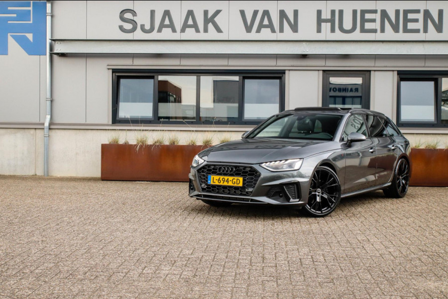 Audi A4 Avant 40 2.0 TFSI S line Black Edition Facelift 190pk S-Tronic! DLR|Panoramadak|Virtual Cockpit|Leder|LED Matrix|ACC|Black