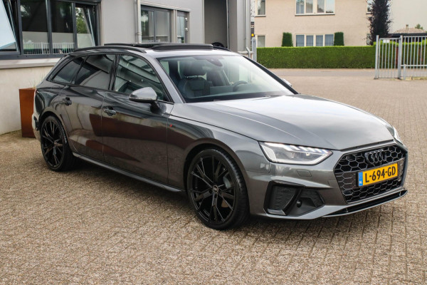 Audi A4 Avant 40 2.0 TFSI S line Black Edition Facelift 190pk S-Tronic! DLR|Panoramadak|Virtual Cockpit|Leder|LED Matrix|ACC|Black