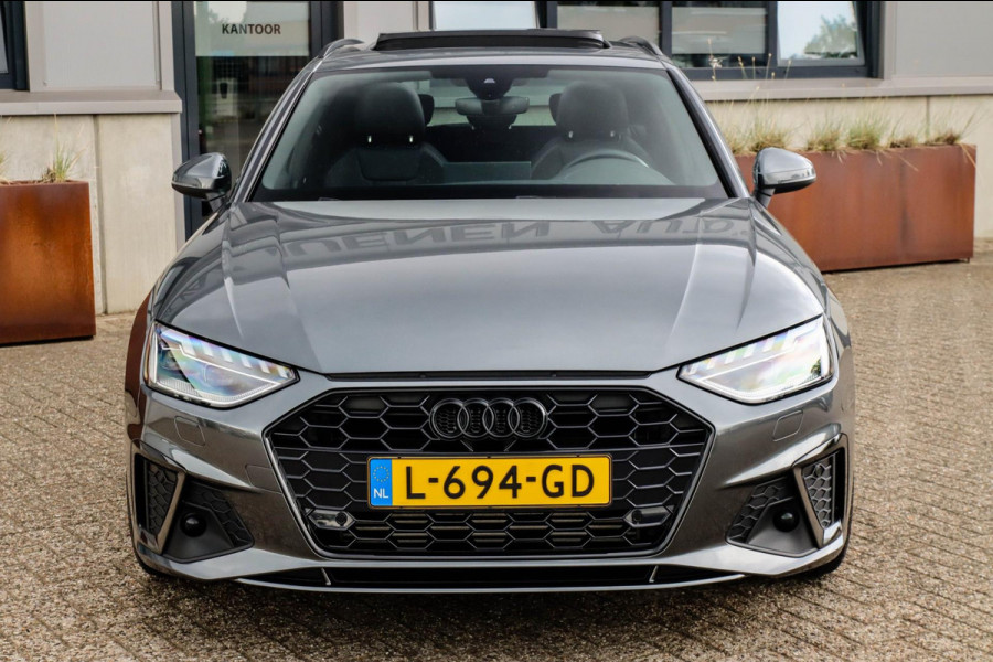 Audi A4 Avant 40 2.0 TFSI S line Black Edition Facelift 190pk S-Tronic! DLR|Panoramadak|Virtual Cockpit|Leder|LED Matrix|ACC|Black