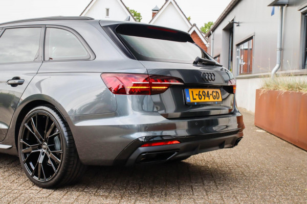 Audi A4 Avant 40 2.0 TFSI S line Black Edition Facelift 190pk S-Tronic! DLR|Panoramadak|Virtual Cockpit|Leder|LED Matrix|ACC|Black