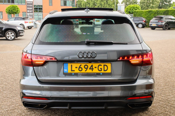 Audi A4 Avant 40 2.0 TFSI S line Black Edition Facelift 190pk S-Tronic! DLR|Panoramadak|Virtual Cockpit|Leder|LED Matrix|ACC|Black