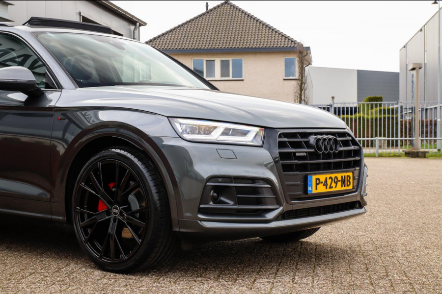 Audi Q5 2.0 TFSI Quattro Pro Line S S-Line 252pk Automaat! 2e|Dealer|Luchtvering|Panoramadak|Virtual Cockpit|Camera|ACC|Black|22