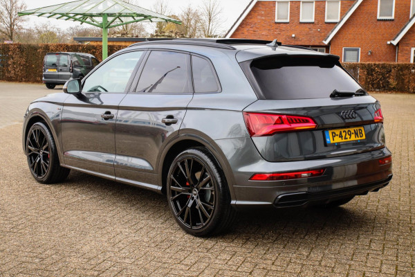 Audi Q5 2.0 TFSI Quattro Pro Line S S-Line 252pk Automaat! 2e|Dealer|Luchtvering|Panoramadak|Virtual Cockpit|Camera|ACC|Black|22