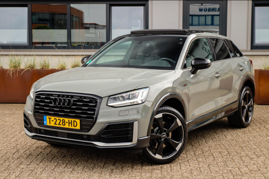 Audi Q2 1.4 TFSI CoD Sport Pro Line S S-line 150pk S-Tronic! 1e Eig|DLR|Panoramadak|LED Matrix|3D Knippers|Camera|B&O|Black|19inch