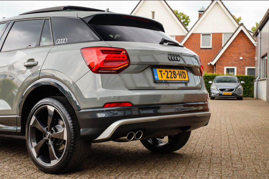 Audi Q2 1.4 TFSI CoD Sport Pro Line S S-line 150pk S-Tronic! 1e Eig|DLR|Panoramadak|LED Matrix|3D Knippers|Camera|B&O|Black|19inch