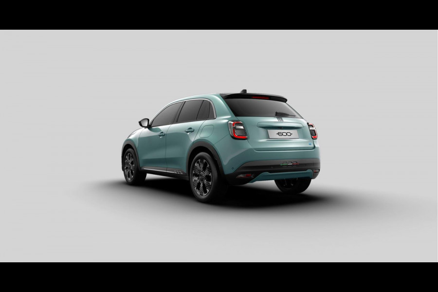 Fiat 600E La Prima 54 kWh | Clima | Adapt. Cruise | Camera | BSM | 18" | Stoelverwarming | Apple Carplay | Elektr. A-Klep | *SEPP Subsidie € 2.950,-