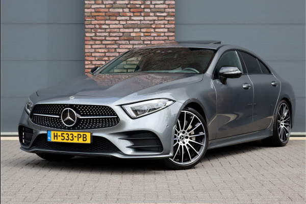 Mercedes-Benz CLS-Klasse 450 4-MATIC Premium+ AMG Line Aut9, Luchtvering, Soft-close, Distronic+, Schuifdak, Memory, Burmester, Keyless-Go, Stoelverwarming/-ventilatie, Multibeam LED, Etc,