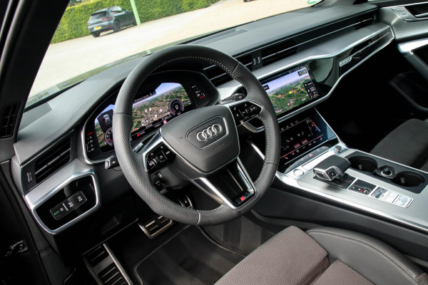 Audi A6 Avant 45 2.0TFSI Quattro S line Edition 245pk Automaat! 1e|Panoramadak|Virtual Cockpit|Leder|LED Matrix|B&O|Black|22inch