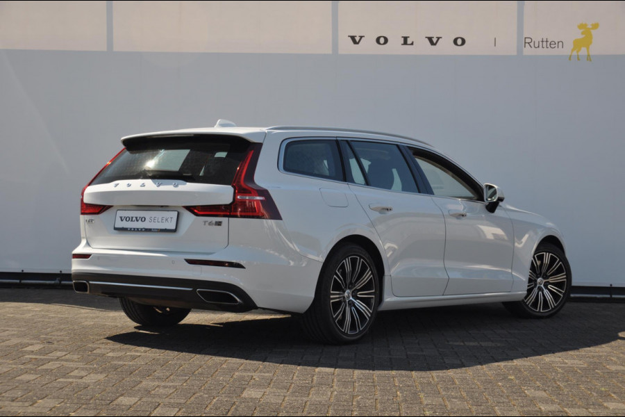 Volvo V60 T6 340PK Automaat Recharge AWD Inscription / Adaptieve cruise/ BLIS/ Adaptieve koplampen/ Elektrische stoel/ Parkeersensoren met camera/ Elektrische achterklep/ Apple CarPlay/ On call