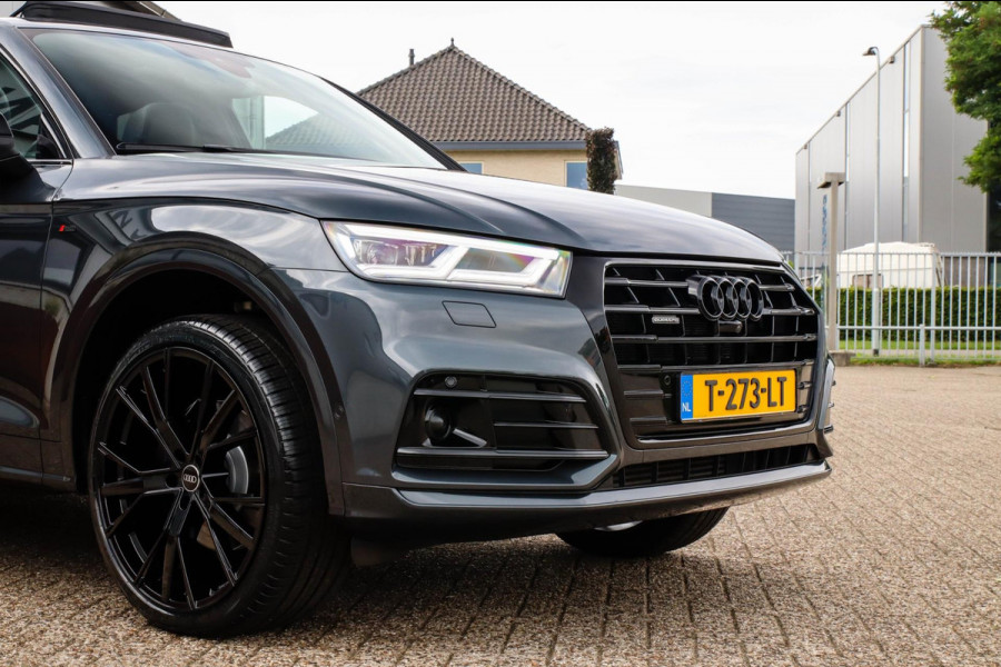 Audi Q5 55 TFSI e Quattro Competition Pro Line S S-Line 367pk Automaat 1e|Panoramadak|Virtual Cockpit|Kuipstoelen|LED Matrix|Black