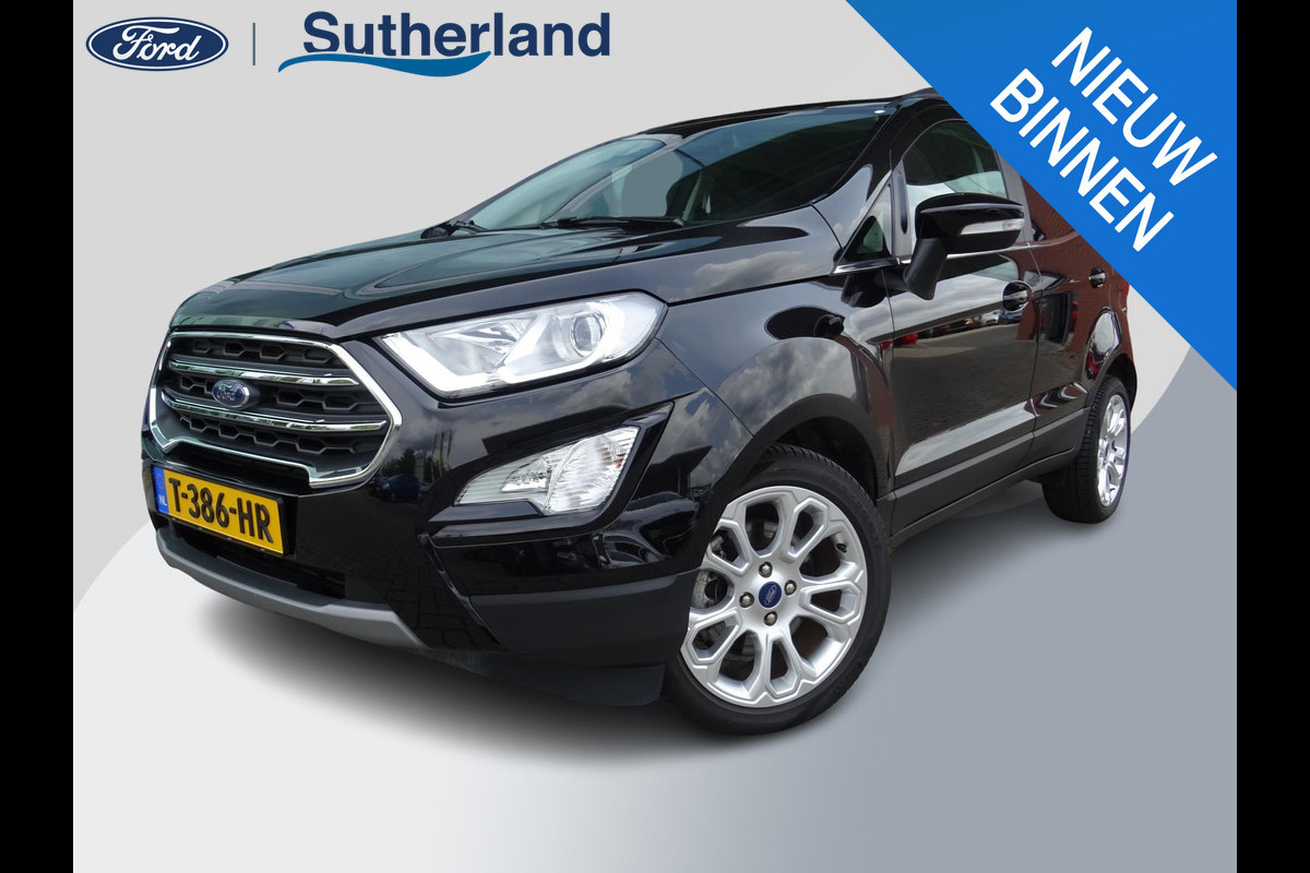 Ford EcoSport 1.0 EcoBoost 125 PK Titanium | Privacy Glass | 17 Inch Lichtmetalen Velgen | Climate Control | Cruise Control | Apple Carplay | Android Auto