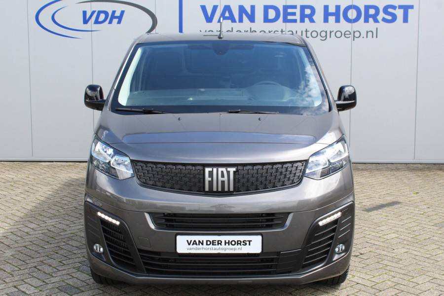 Fiat Scudo 2.0-145pk MultiJet L3H1 Professional. Airco, navigatie, boordcomputer, schuifdeur li.+re., regensensor, Apple carplay/Android auto, metallic lak, cruise cntrl, 3-zits, bluetooth telefoonvoorb. etc.