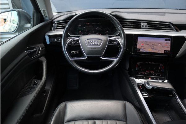 Audi e-tron e-tron 50 Quattro Launch edition plus 71 kWh | 24.500,- netto ex | Luchtvering | Panoramadak | Leder | Memory | Adaptieve Cruise Control | Standkachel | MMI Navigation Plus | DAB | Hulppakket Tour | Stoelverwarming | LED |