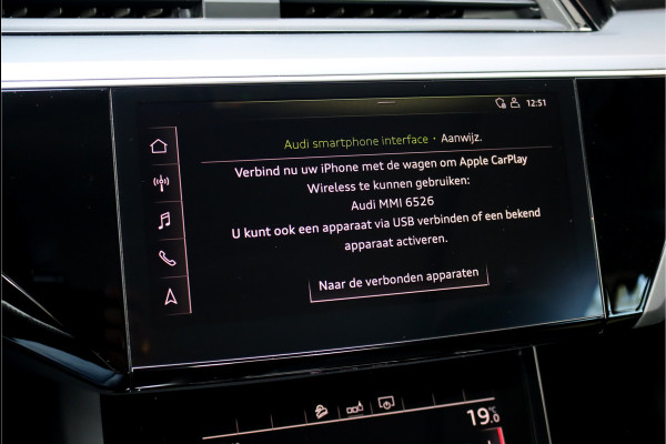 Audi e-tron e-tron 50 Quattro Launch edition plus 71 kWh, 31.000,- netto ex, Luchtvering, Panoramadak, Leder, Memory, Adaptieve Cruise Control, Standkachel, MMI Navigation Plus, DAB, Hulppakket Tour, Stoelverwarming, LED, Etc.