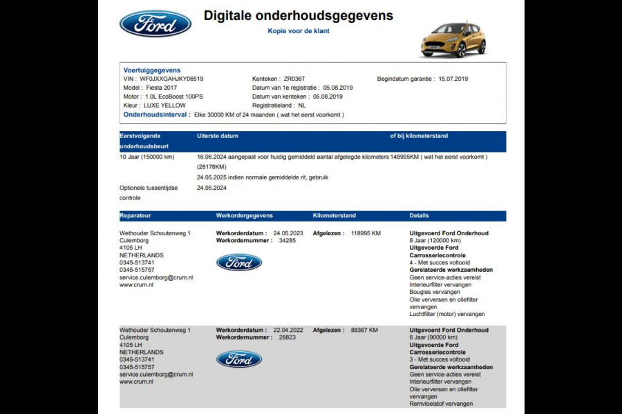 Ford Fiesta 1.0 100pk Active * B&O * Navi * Driver Ass Pack 1 & 3 * Full LED lampen *