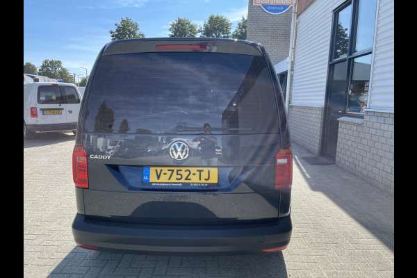 Volkswagen Caddy 2.0 TDI L1H1 BMT Trendline / rijklaar € 11.950 ex btw / lease vanaf € 236 / airco / cruise / donker blauw metallic / electrische laadruimte ventilatie !