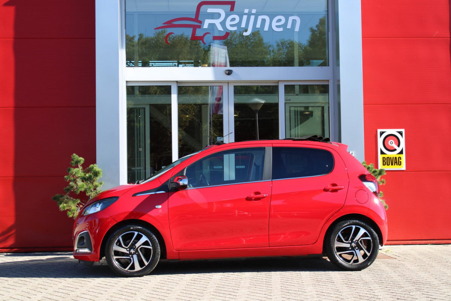 Peugeot 108 1.0 e-VTi 72PK ALLURE TOP! | APPLE CARPLAY/ANDROID AUTO  | LICHTMETALEN VELGEN | AIRCO | CABRIO ! | EXTRA GETINTE RUITEN ACHTER | SPEED LIMITER |