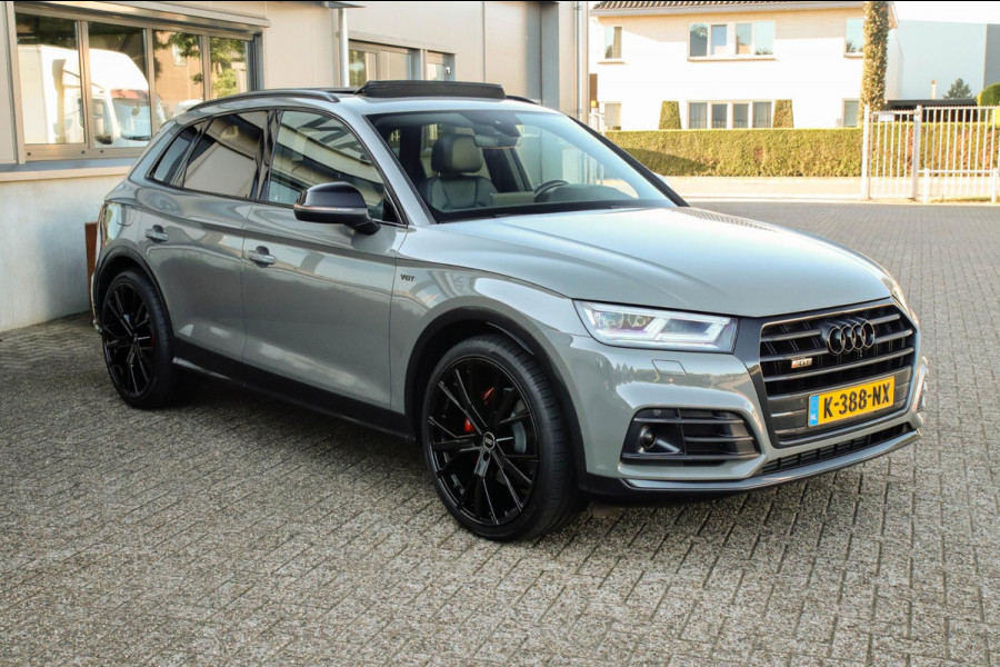 Audi SQ5 3.0TFSI Q5 Quattro S-Line 354pk Automaat! Dealer|Luchtvering|Kuipstoelen elektrisch|Panoramadak|Virtual Cockpit|Black|22