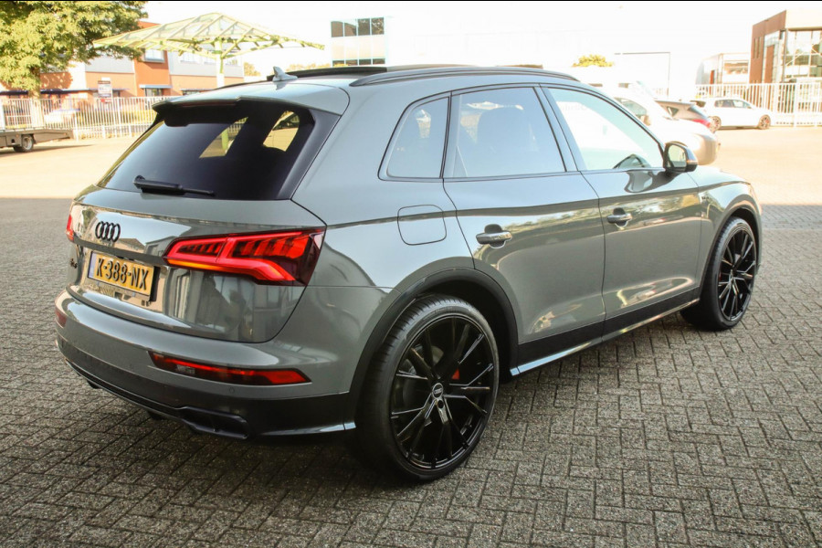 Audi SQ5 3.0TFSI Q5 Quattro S-Line 354pk Automaat! Dealer|Luchtvering|Kuipstoelen elektrisch|Panoramadak|Virtual Cockpit|Black|22