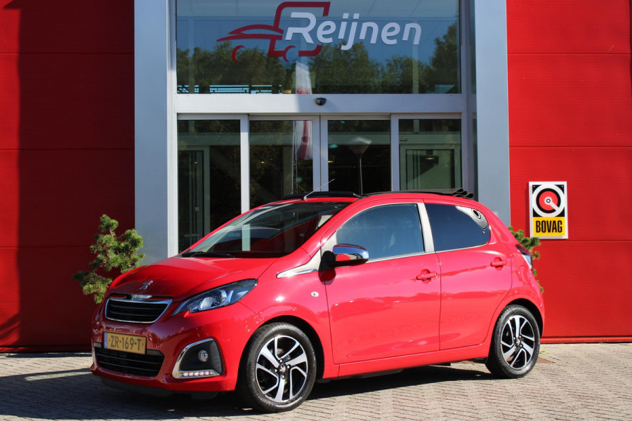 Peugeot 108 1.0 e-VTi 72PK ALLURE TOP! | APPLE CARPLAY/ANDROID AUTO  | LICHTMETALEN VELGEN | AIRCO | CABRIO ! | EXTRA GETINTE RUITEN ACHTER | SPEED LIMITER |