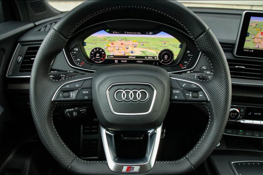 Audi Q5 55 TFSI e Quattro Competition Pro Line S S-Line 367pk Automaat Luchtvering|Panoramadak|Virtual Cockpit|S kuipstoelen|Black