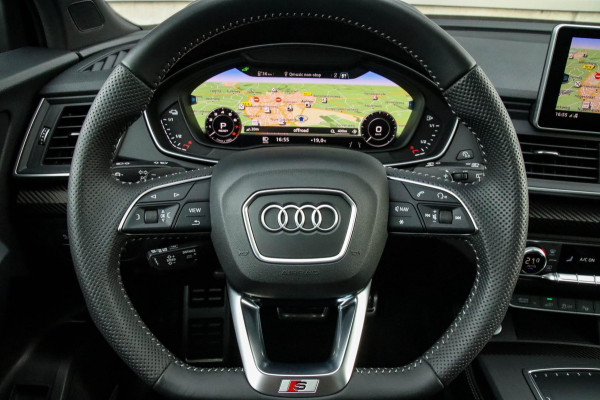 Audi Q5 55 TFSI e Quattro Competition Pro Line S S-Line 367pk Automaat Luchtvering|Panoramadak|Virtual Cockpit|S kuipstoelen|Black