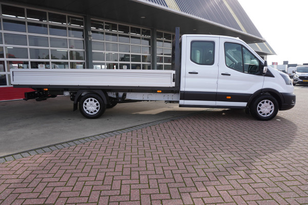 Ford Transit 350EL 2.0 TDCI 130PK L5 Pick-up Dubbel Cabine Trend RWD 7 Persoons Nr. V041 | Airco | Cruise | Apple CP & Android Auto | Trekhaak 3000KG | SYNC 4