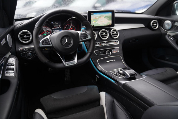 Mercedes-Benz C-Klasse Estate 63 AMG S 510PK | Burmester | Panorama | Leder/Alcantara | C63S | Adaptieve cruise | Camera | NAP |