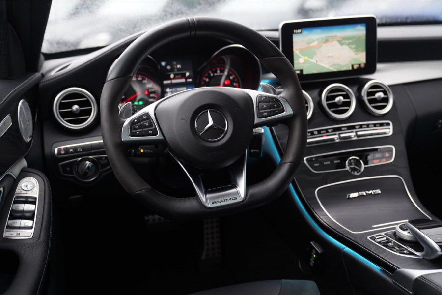 Mercedes-Benz C-Klasse Estate 63 AMG S 510PK | Burmester | Panorama | Leder/Alcantara | C63S | Adaptieve cruise | Camera | NAP |