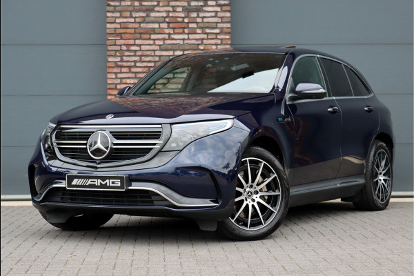 Mercedes-Benz EQC 400 4-MATIC AMG Line 80 kWh | ex BTW 45.000,- | Schuifdak | Distronic+ | Memory | Verwarmd Stuurwiel | Surround Camera | Leder | Keyless Go | Augmented Reality | Voorklimatisering |