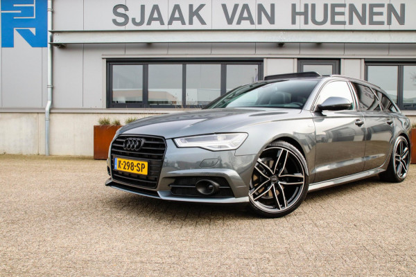 Audi A6 Avant 1.8 TFSI ultra Sport S-Line Automaat 190pk! 2e Eig|DLR|Panoramadak|Lederen sportstoelen|LED Matrix|ACC|HUD|Black|20