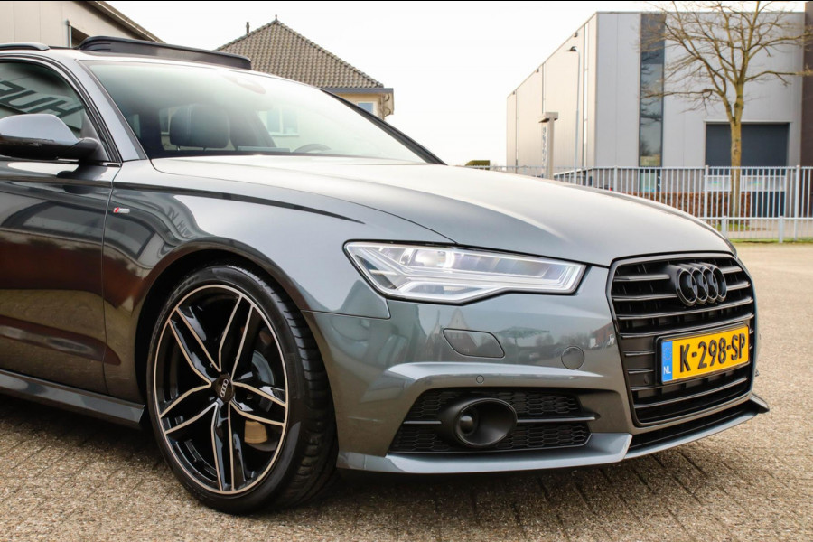 Audi A6 Avant 1.8 TFSI ultra Sport S-Line Automaat 190pk! 2e Eig|DLR|Panoramadak|Lederen sportstoelen|LED Matrix|ACC|HUD|Black|20