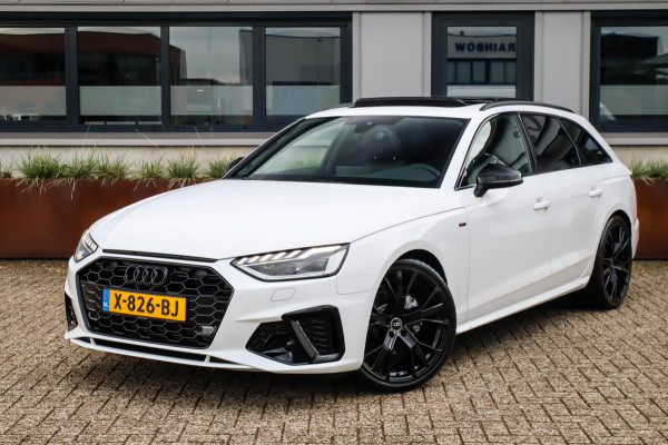 Audi A4 Avant 40 2.0 TFSI S line Black Edition Facelift 190pk S-Tronic! 1e|Panoramadak|Virtual Cockpit|Leder|LED Matrix|ACC|Black