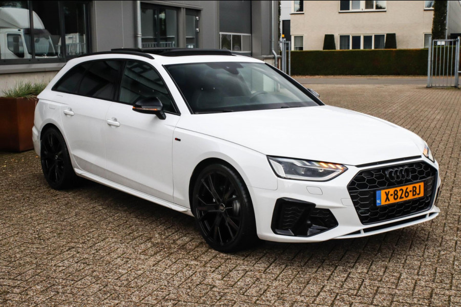 Audi A4 Avant 40 2.0 TFSI S line Black Edition Facelift 190pk S-Tronic! 1e|Panoramadak|Virtual Cockpit|Leder|LED Matrix|ACC|Black