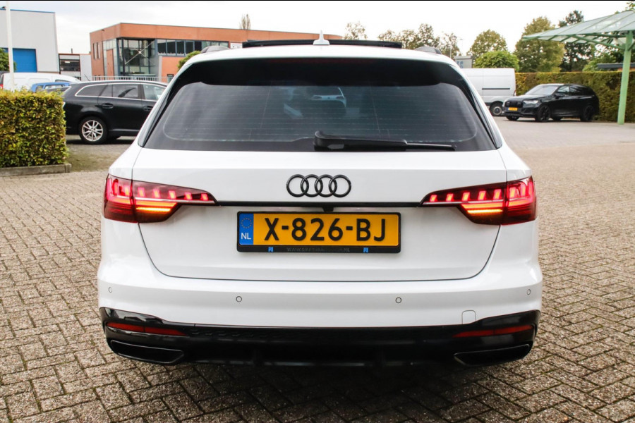 Audi A4 Avant 40 2.0 TFSI S line Black Edition Facelift 190pk S-Tronic! 1e|Panoramadak|Virtual Cockpit|Leder|LED Matrix|ACC|Black