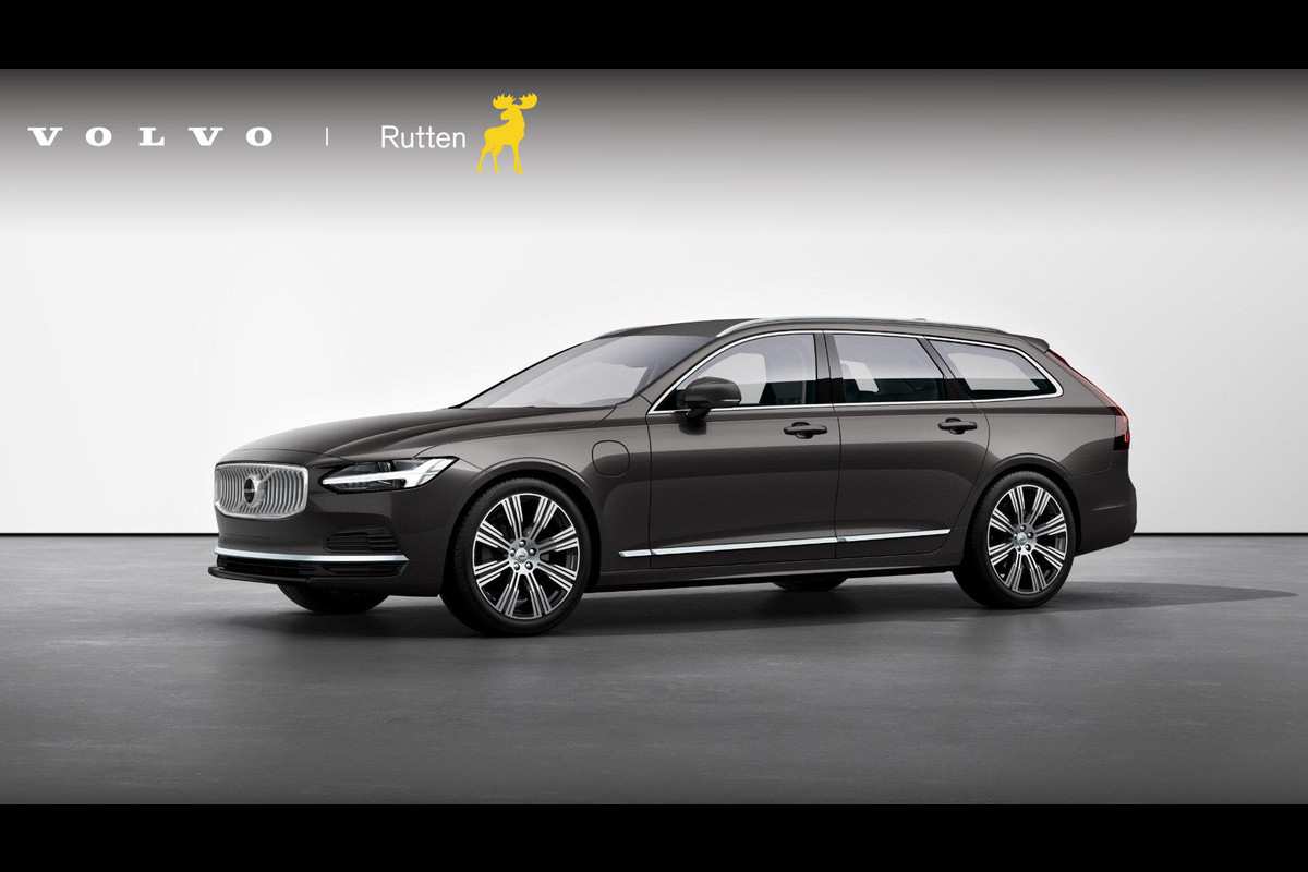 Volvo V90 T6 350PK Automaat Recharge AWD Plus Bright / Adpatieve cruise control/ BLIS/ Elektrische stoelen/ Luchtvering/ Stoel en stuurwielverwarming/ Parkeersensoren met camera