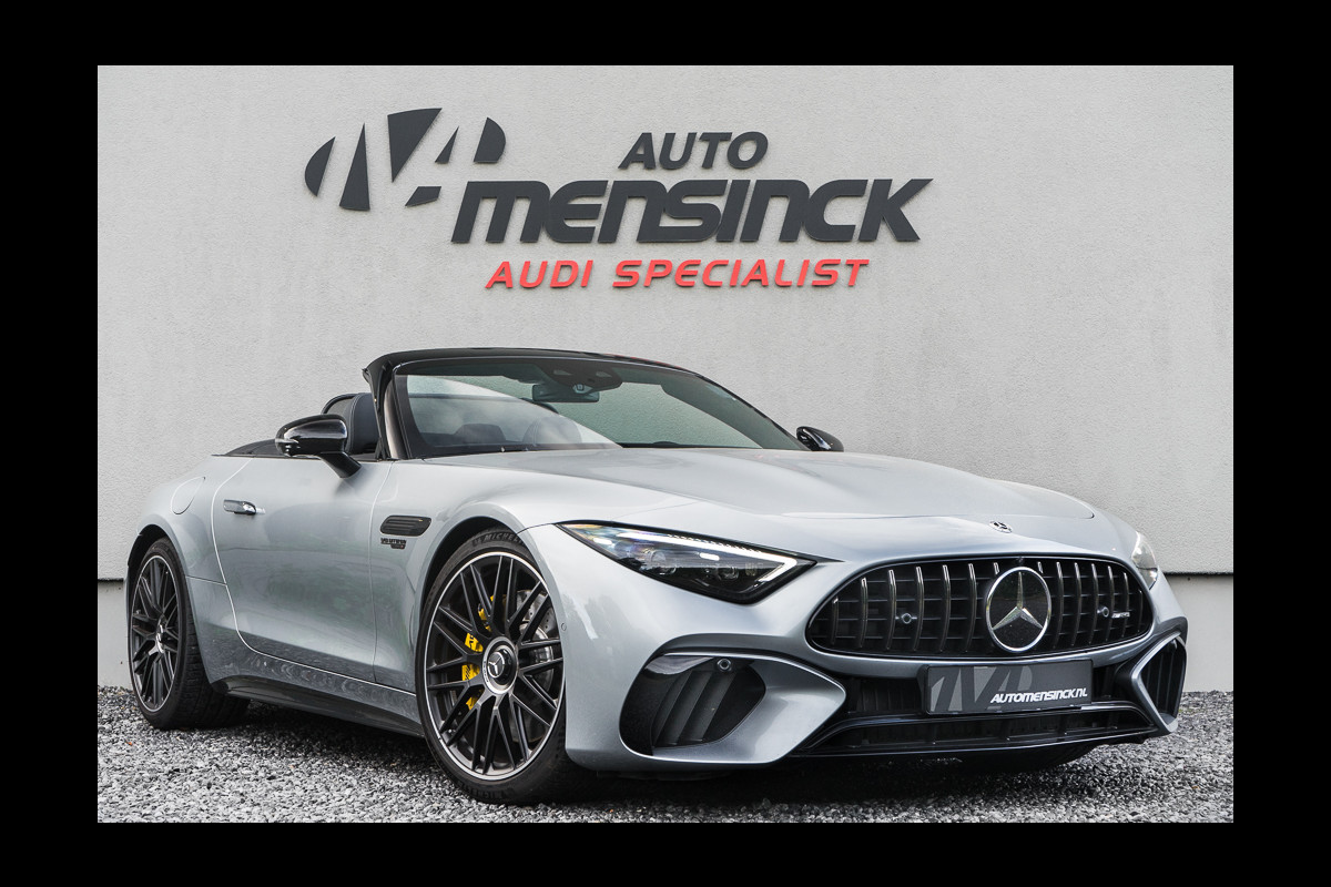 Mercedes-Benz SL-Klasse Roadster 63 AMG 4Matic+ / Air Scarf/ Virtual Cockpit Plus/ Burmester 3D/ Vierwielbesturing/ Sportonderstel Plus/ 430kW (585PK)