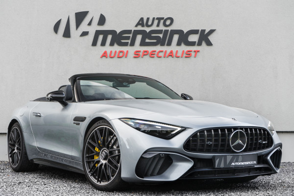 Mercedes-Benz SL-Klasse Roadster 63 AMG 4Matic+ / Air Scarf/ Virtual Cockpit Plus/ Burmester 3D/ Vierwielbesturing/ Sportonderstel Plus/ 430kW (585PK)