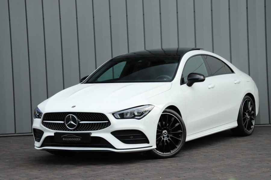 Mercedes-Benz CLA-Klasse 200 AMG Aut7 Sfeerverlichting Panoramadak Stoelverw. 19" Led 2022.