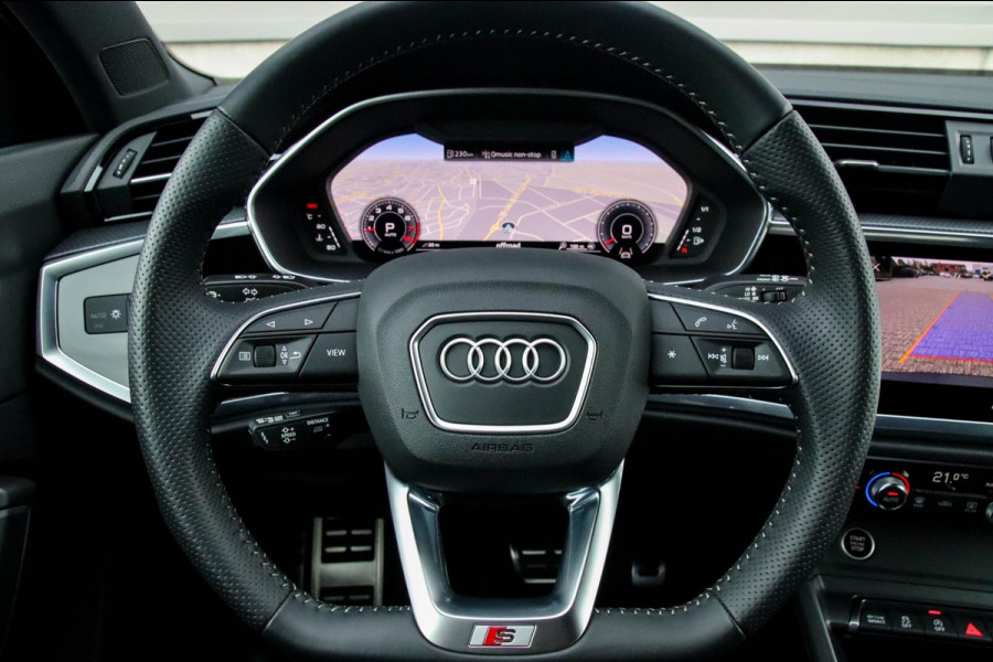 Audi Q3 Sportback 35 TFSI 1.5TFSI S Line Pro Line S 150pk S-Tronic! Panoramadak|Virtual Cockpit|LED Matrix|Leder|ACC|20inch|Black