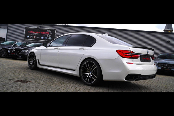 BMW 7 Serie 740Li High Executive | Panorama | Harman/Kardon | Adaptieve cruise | HuD | LED | Parelmoer wit | M-pakket | 20 inch |