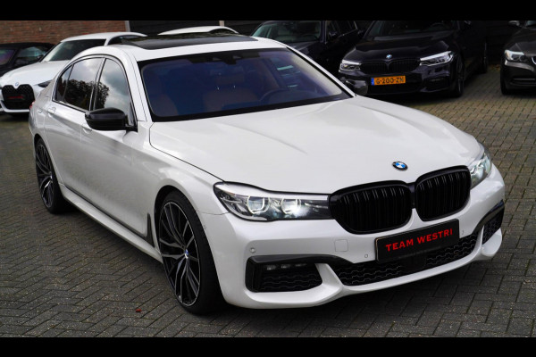 BMW 7 Serie 740Li High Executive | Panorama | Harman/Kardon | Adaptieve cruise | HuD | LED | Parelmoer wit | M-pakket | 20 inch |