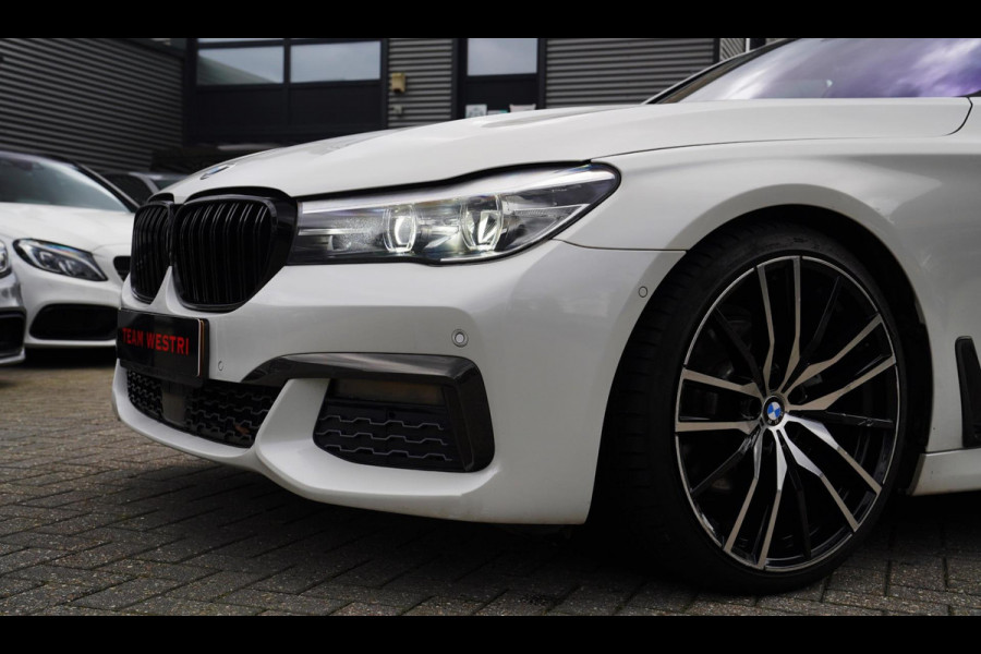 BMW 7 Serie 740Li High Executive | Panorama | Harman/Kardon | Adaptieve cruise | HuD | LED | Parelmoer wit | M-pakket | 20 inch |