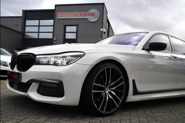 BMW 7 Serie 740Li High Executive | Panorama | Harman/Kardon | Adaptieve cruise | HuD | LED | Parelmoer wit | M-pakket | 20 inch |