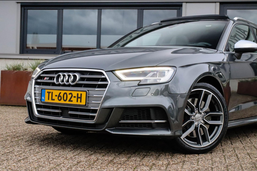 Audi A3 Sportback 2.0TFSI S3 quattro Facelift 310pk S-Tronic! 1e|DLR|Kuipstoelen|Virtual Cockpit|Panoramadak|LED Matrix|B&O|ACC|18