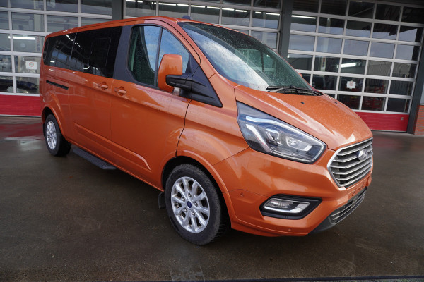 Ford Tourneo Custom 320L 2.0 TDCI 150PK L2H1 Limited Schuifdeur L/R 9 Persoons Nr. V098 | Airco | Cruise | Navi | Camera | Blis | Xenon