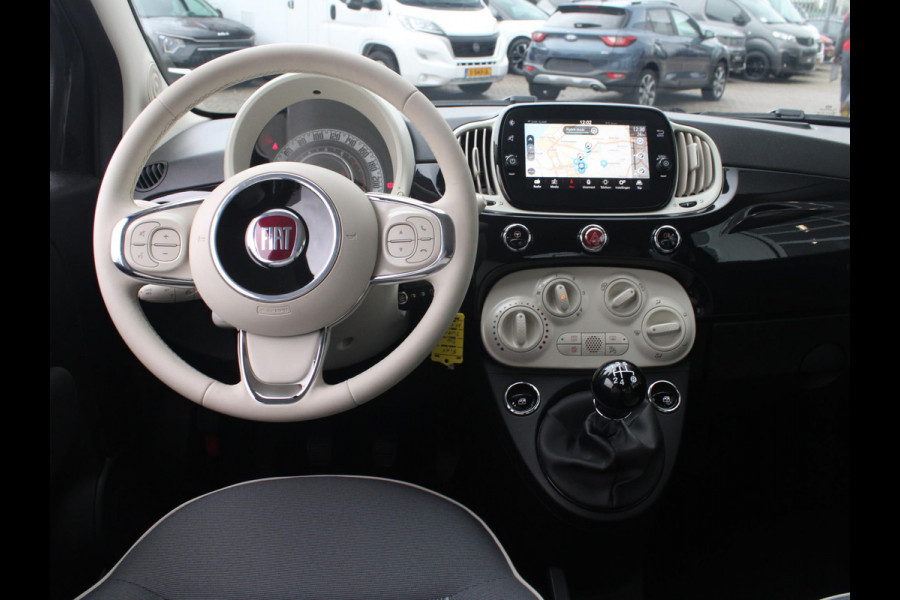 Fiat 500 1.2 Lounge | Airco | Cruise | PDC | Navi | Apple Carplay | Ambiance Ivoor