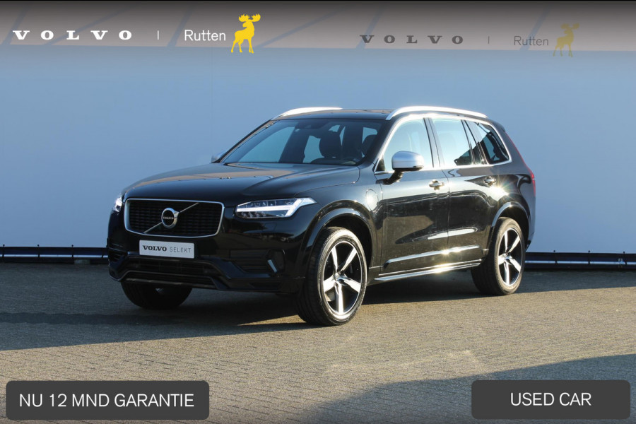 Volvo XC90 T8 390PK Automaat Twin Engine AWD R-Design Keyless Entry / 20" lichtmetalen velgen / Panoramisch schuif-kanteldak / Trekhaak / Lederen dashboard / Apple Carplay